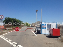 Контрольно-пропускной пункт (КПП) для строй объекта Аэропорт Южный в Сторожевой